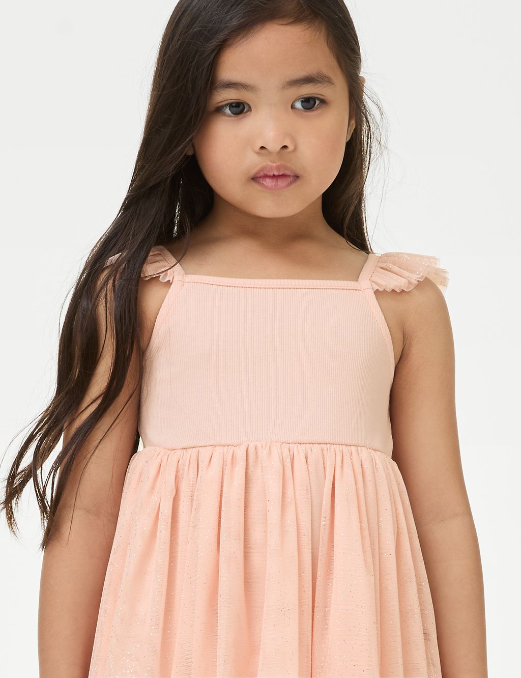 Cotton Blend Tulle Dress (2-8 Yrs) 2 of 5