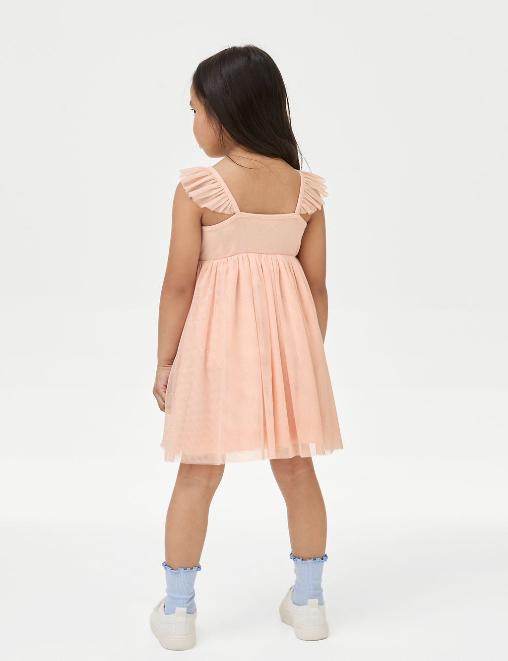 Cotton Blend Tulle Dress (2-8 Yrs) 4 of 5