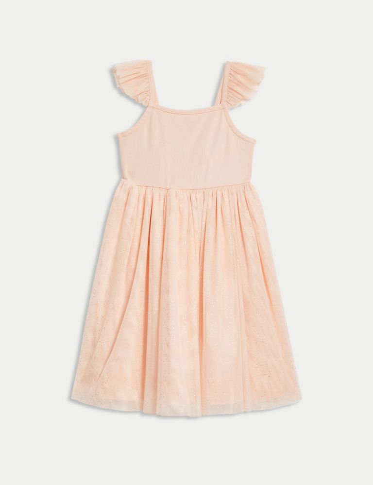 Cotton Blend Tulle Dress (2-8 Yrs) 2 of 5