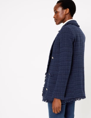 Longline tweed jacket sale