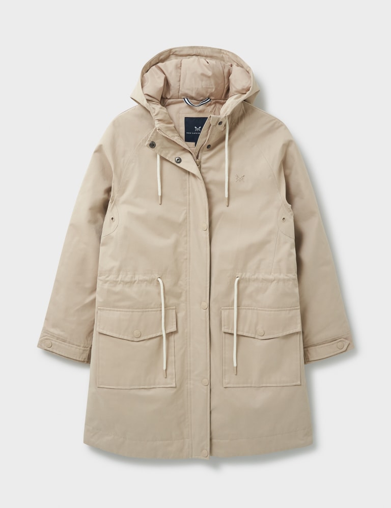 Women's cryos cotton twill duster parka top