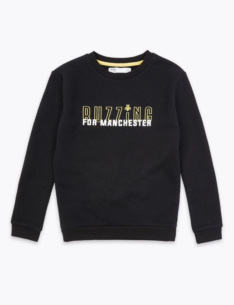 Cotton Buzzing For Manchester Sweatshirt (2 - 14 Years) 1 of 1