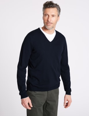 Marks & spencer mens on sale jumpers