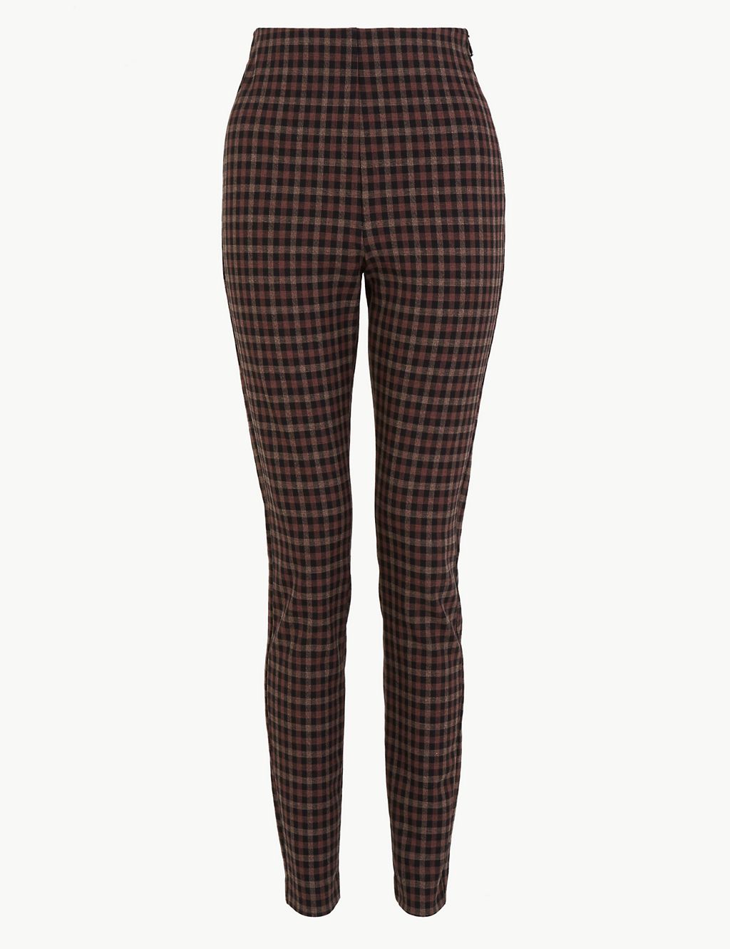 Cotton Checked Skinny Treggings 1 of 5