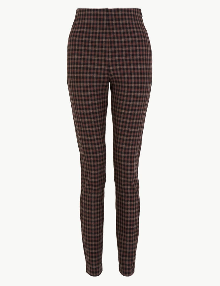 Checked treggings cheap