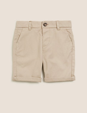 Cotton Chino Shorts (2-7 Yrs) Image 2 of 5