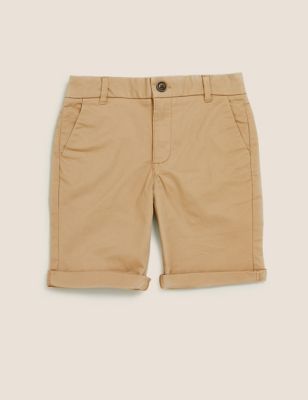 Cotton Chino Shorts (6-14 Yrs) Image 2 of 5