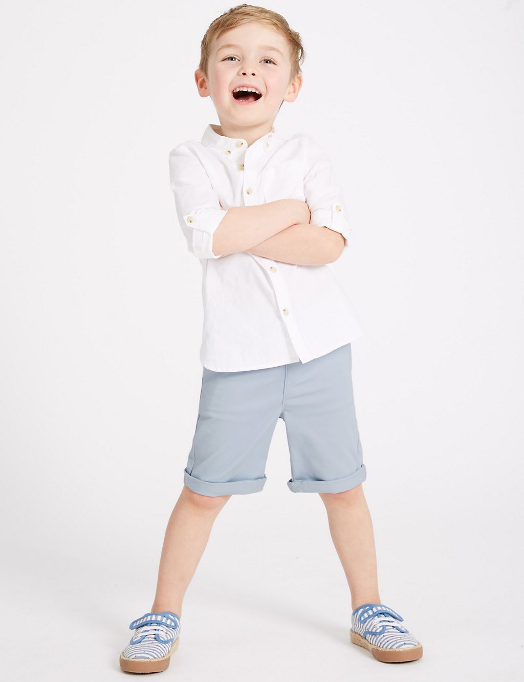 Cotton Chino Shorts with Stretch (3 Months - 7 Years) 3 of 4