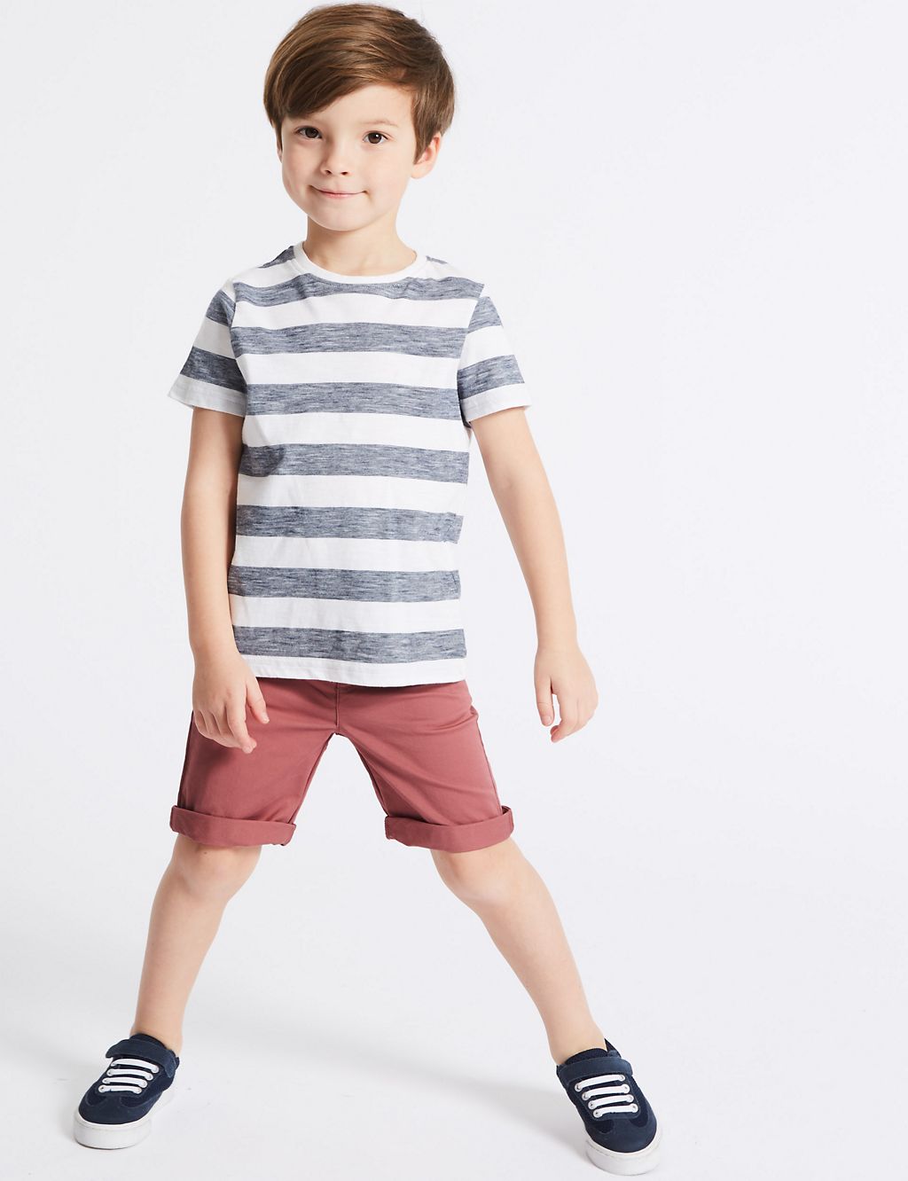 Cotton Chino Shorts with Stretch (3 Months - 7 Years) 3 of 4
