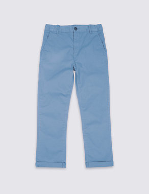 Cotton Chinos with Stretch (3-14 Years) Image 2 of 4