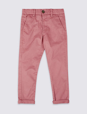 Cotton Chinos with Stretch (3 Mths - 7 Yrs) Image 2 of 5