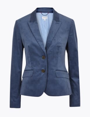 Cotton Cord Hacking Blazer Per Una M S