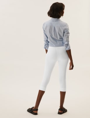 Cotton Cropped Leggings, M&S Collection