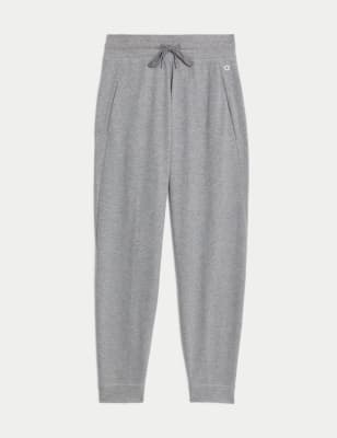 grey cuffed joggers womens