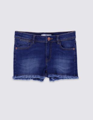 Cotton Denim Shorts with Stretch (3-14 Years) Image 2 of 4