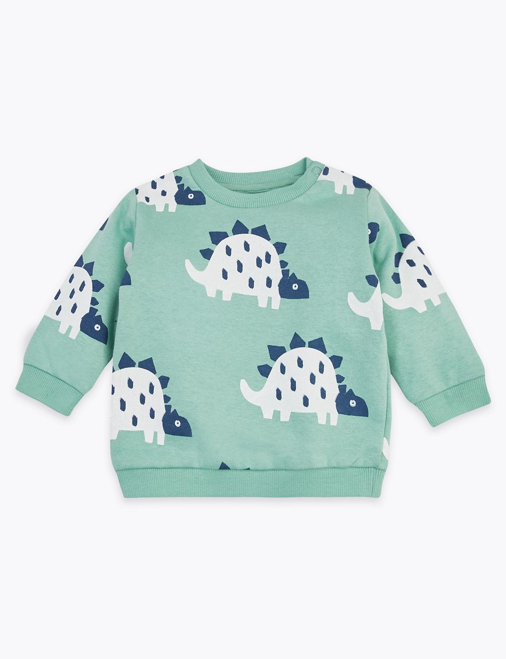 Cotton Dinosaur Print Sweatshirt (0-3 Yrs) 3 of 3