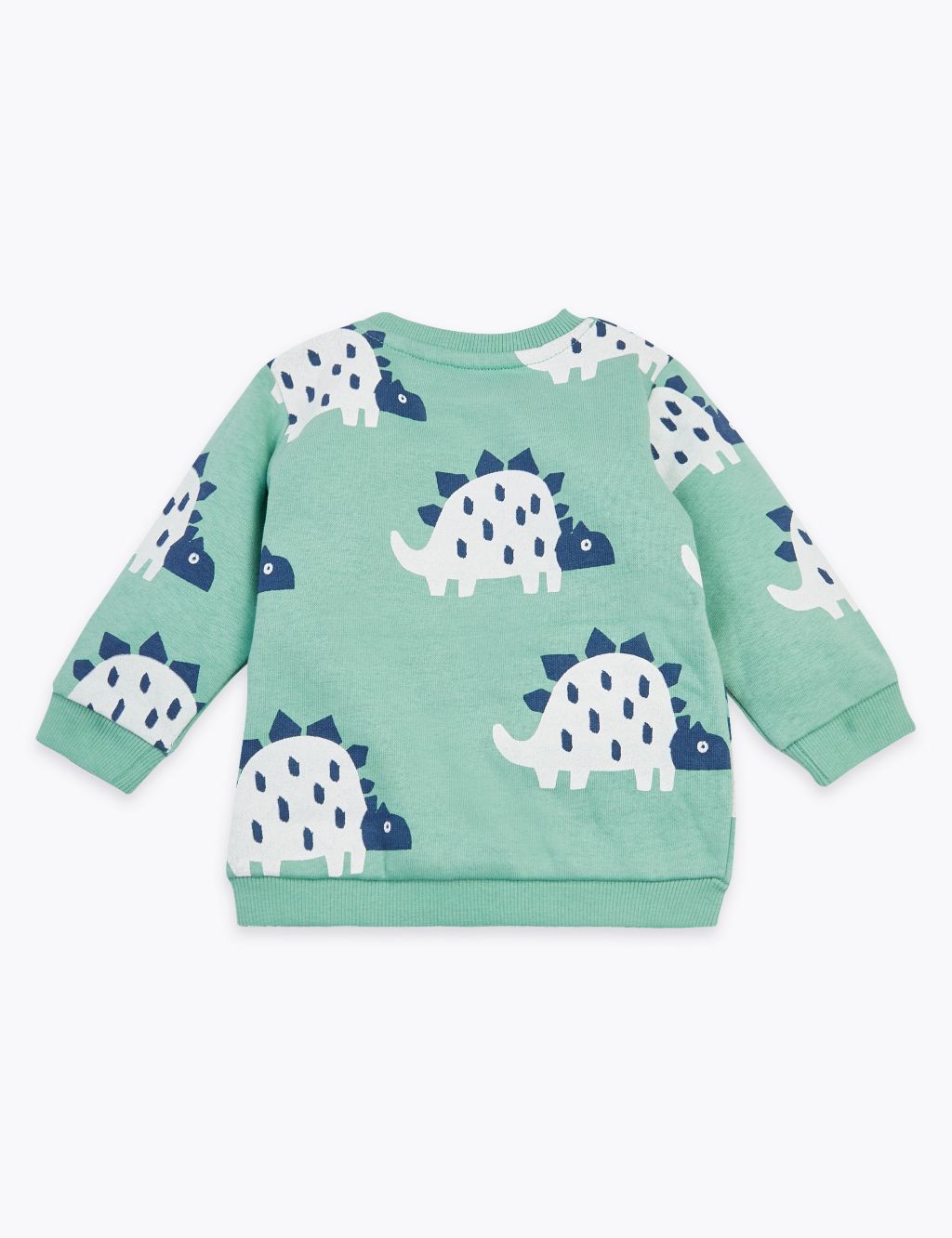 Cotton Dinosaur Print Sweatshirt (0-3 Yrs) | M&S