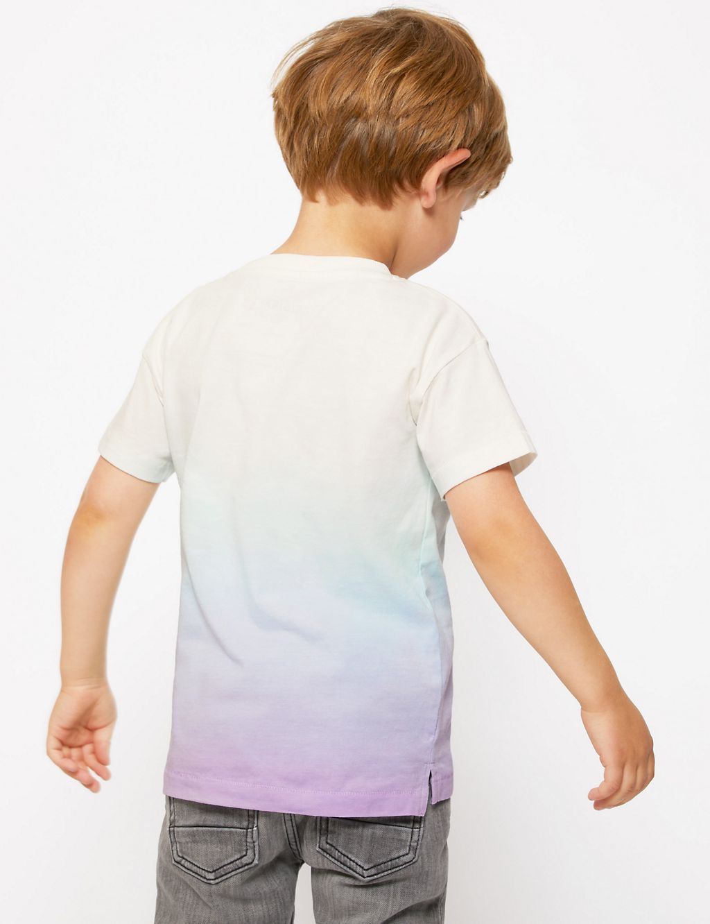Cotton Dip Dye T-Shirt (2-7 Yrs) 4 of 4