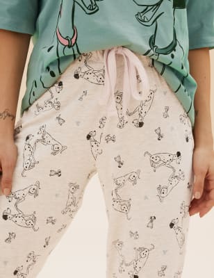 Dalmatians Super Soft Pajama Pants - Dalmatian Wording