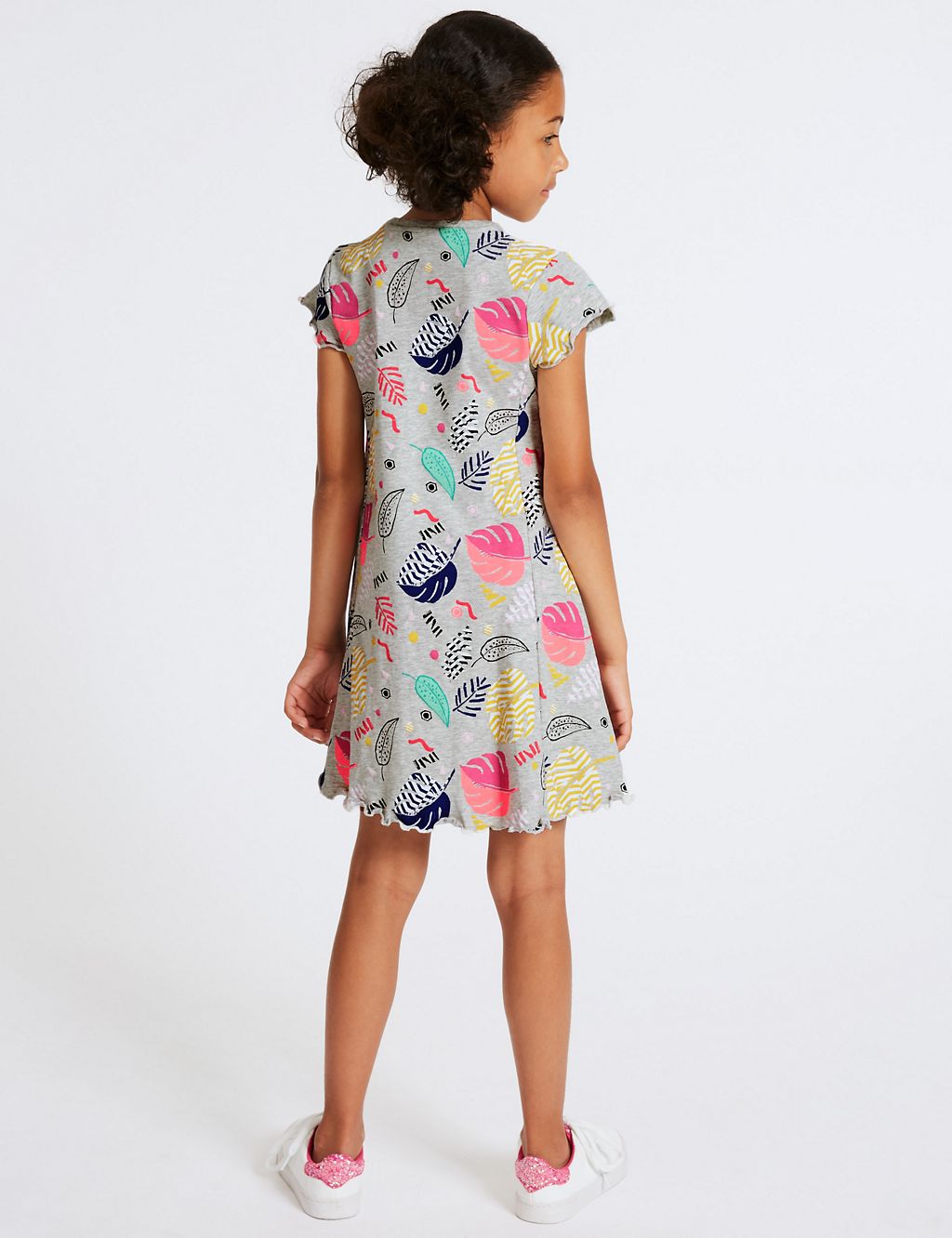 Cotton Dress with Stretch (3-16 Years) 2 of 3
