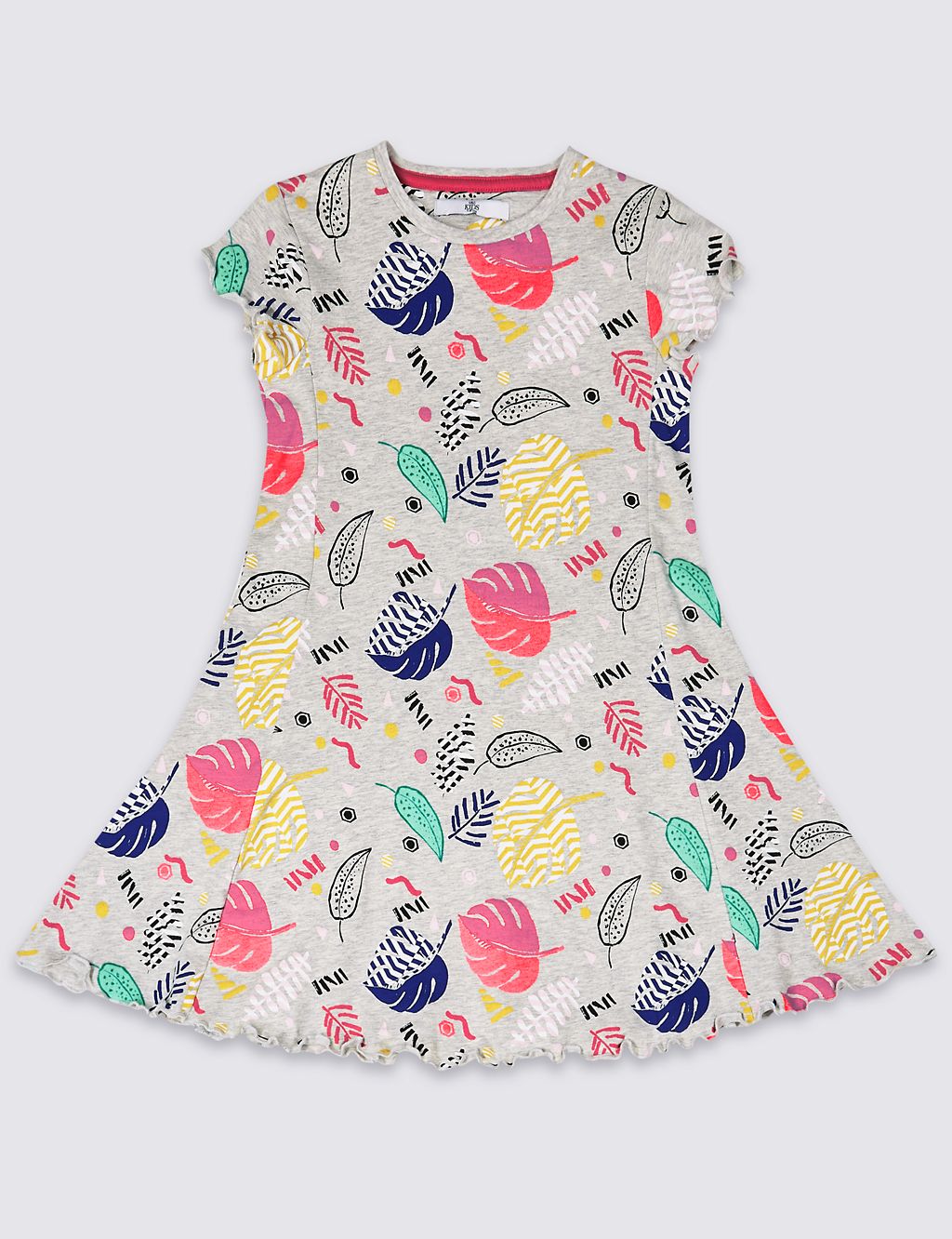 Cotton Dress with Stretch (3-16 Years) 1 of 3