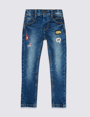 Cotton Fashion Jeans with Stretch (3 Months - 5 Years) Image 2 of 4