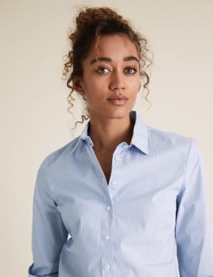 Marks and spencer womens long sleeve shirts sale