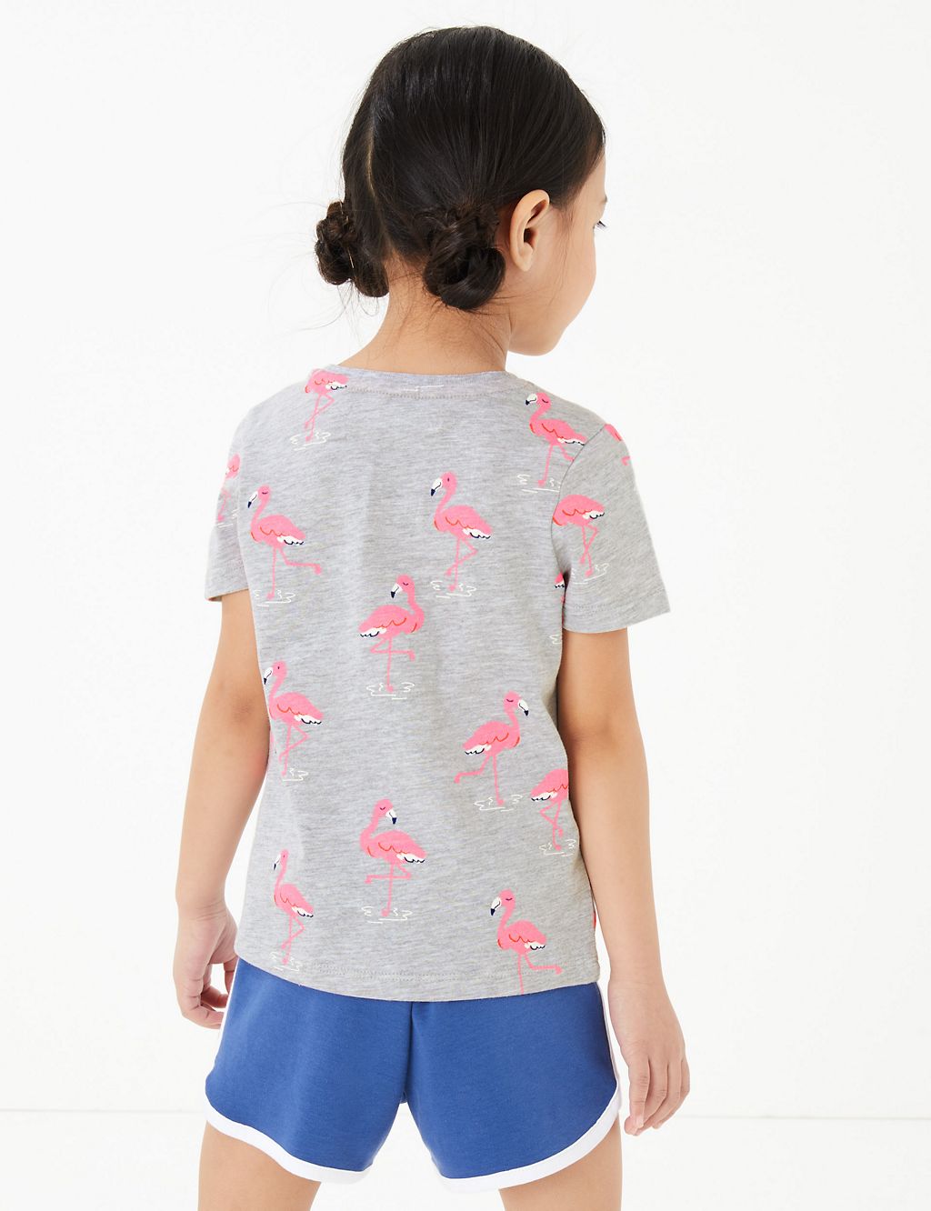 Cotton Flamingo Print T-Shirt (2-7 Yrs) 4 of 4