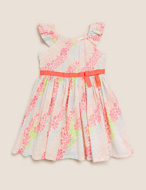 Cotton Floral Dress (2-7 Yrs) Image 2 of 5