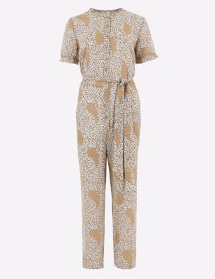 m&s floral jumpsuit