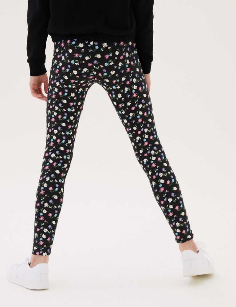 Cotton Floral Leggings (6-16 Yrs) 5 of 5