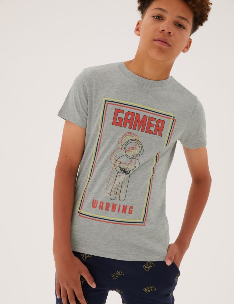 Cotton Gamer T-Shirt (6-16 Yrs) 3 of 4