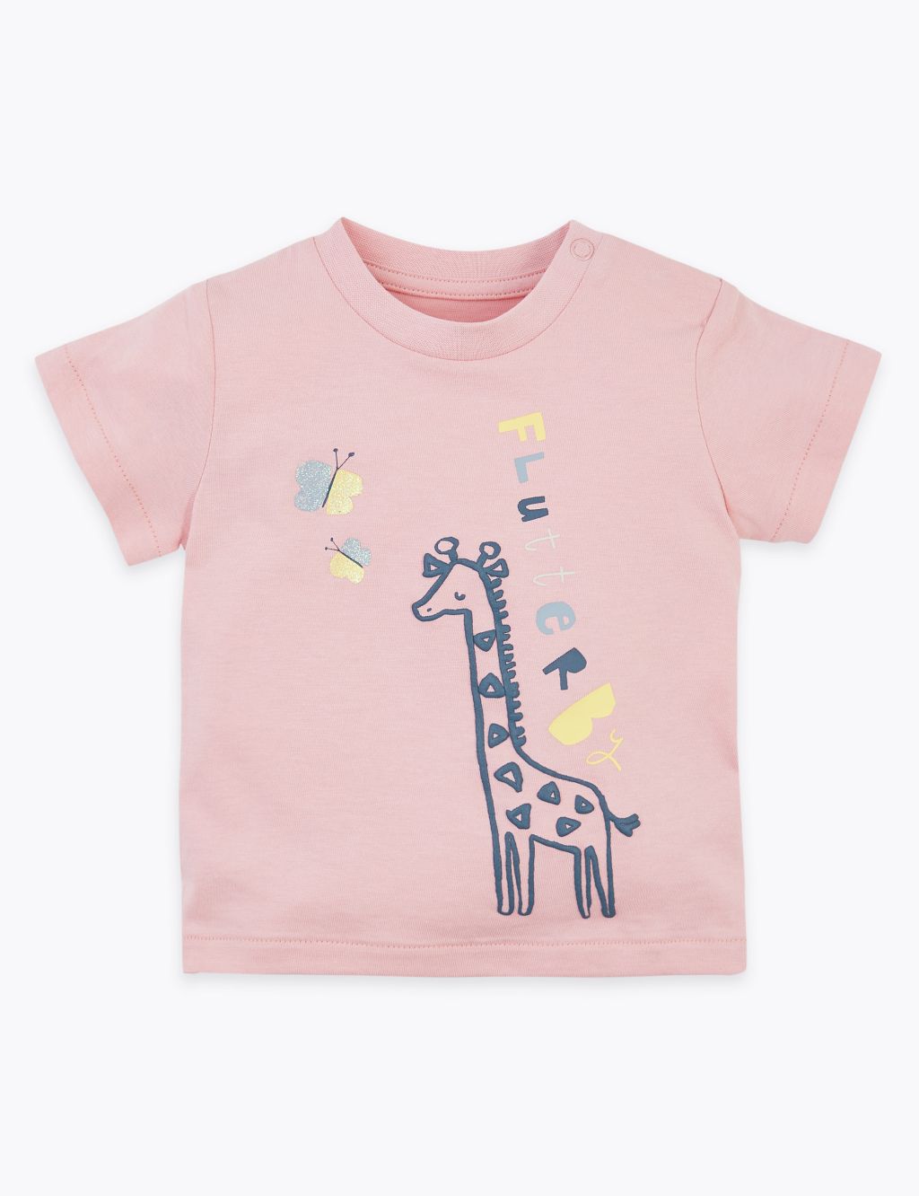Cotton Giraffe Design T-Shirt (0-3 Yrs) 3 of 3