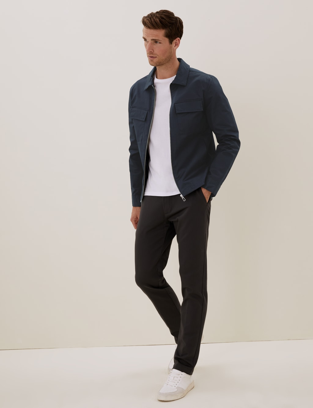 Cotton Harrington Jacket with Stormwear™ Autograph M&S