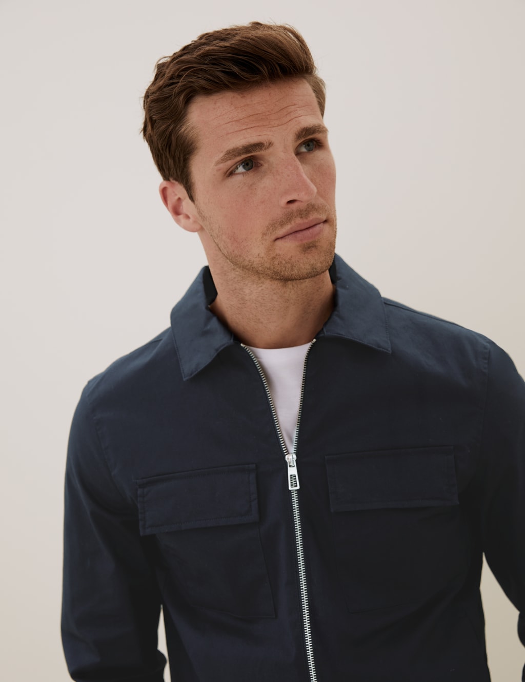 Cotton Harrington Jacket with Stormwear™ Autograph M&S