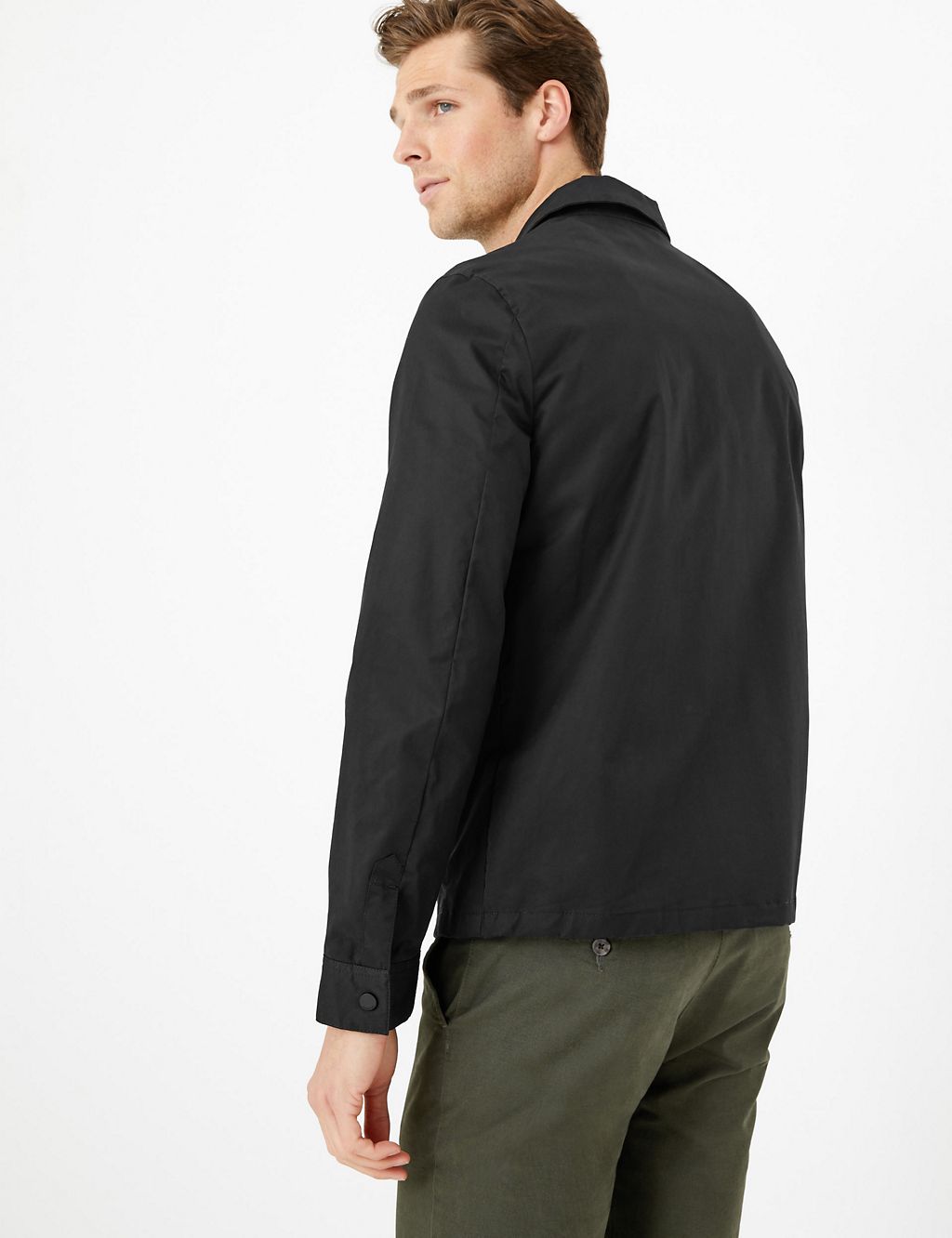 Cotton Harrington Jacket with Stormwear™ | Autograph | M&S