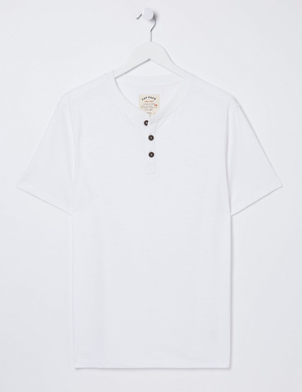 Cotton Henley T-Shirt 1 of 5