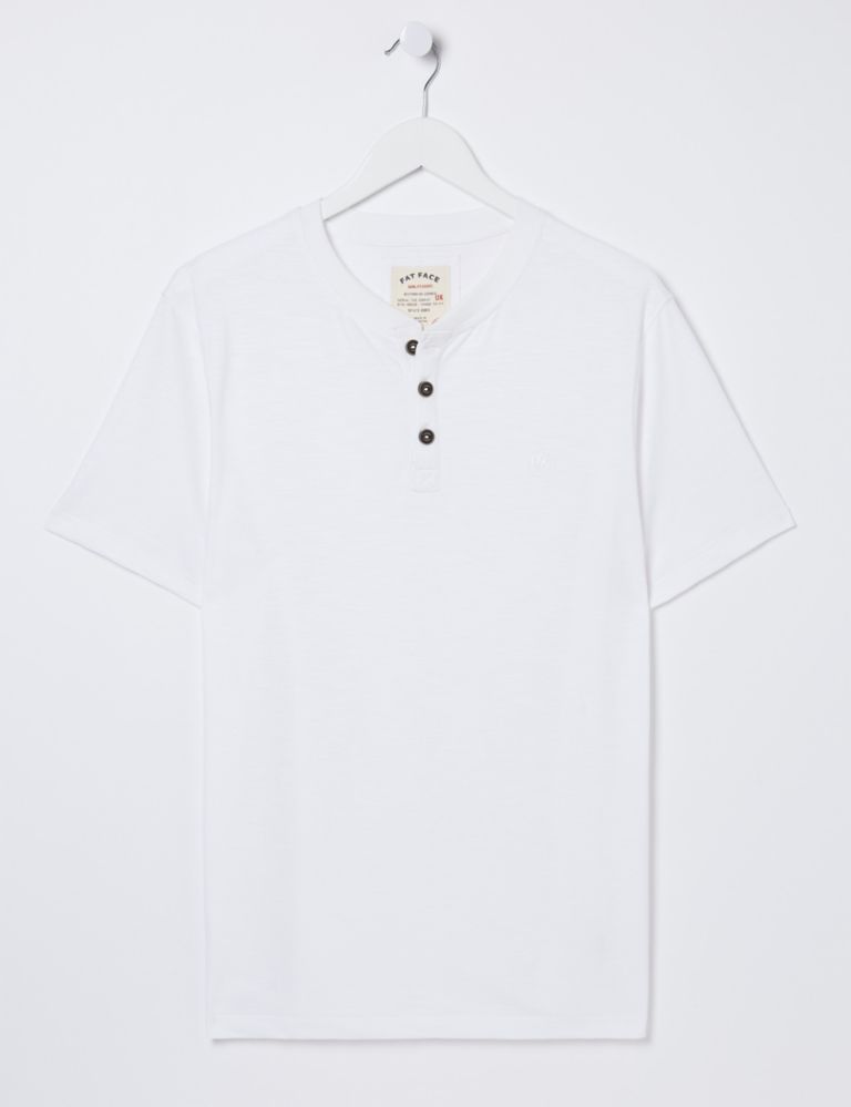 Cotton Henley T-Shirt 2 of 5