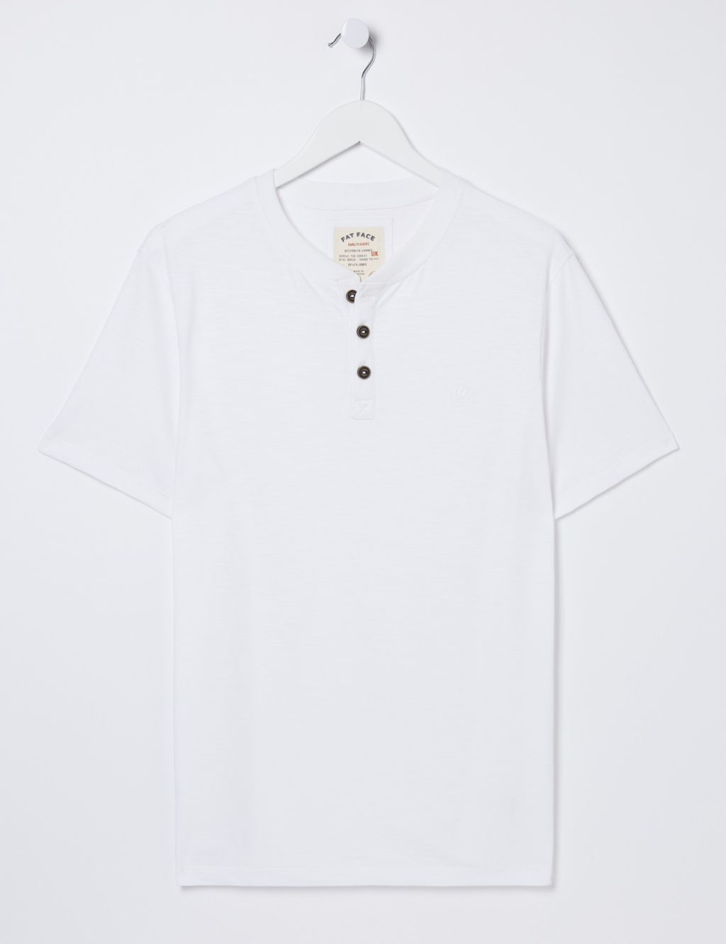 Cotton Henley T-Shirt 1 of 5