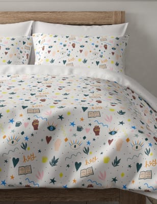 Cotton Hey Print Bedding Set