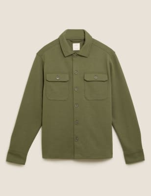 m&s overshirt