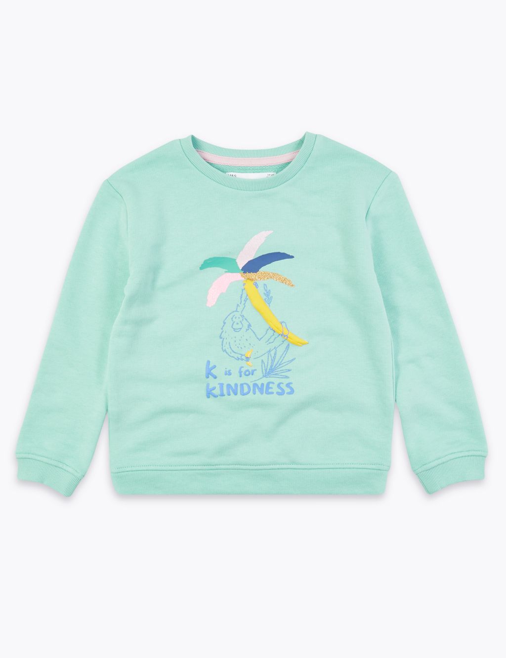 Cotton Kindness Slogan Sweatshirt (2-7 Yrs) | M&S