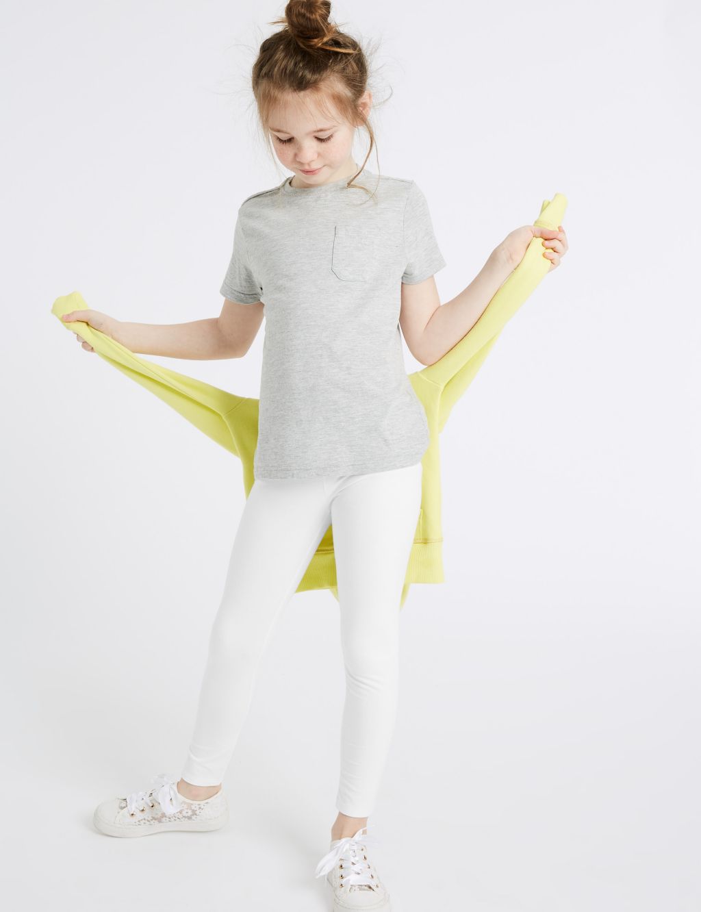 Cotton Leggings with Stretch (3-16 Years) 3 of 4