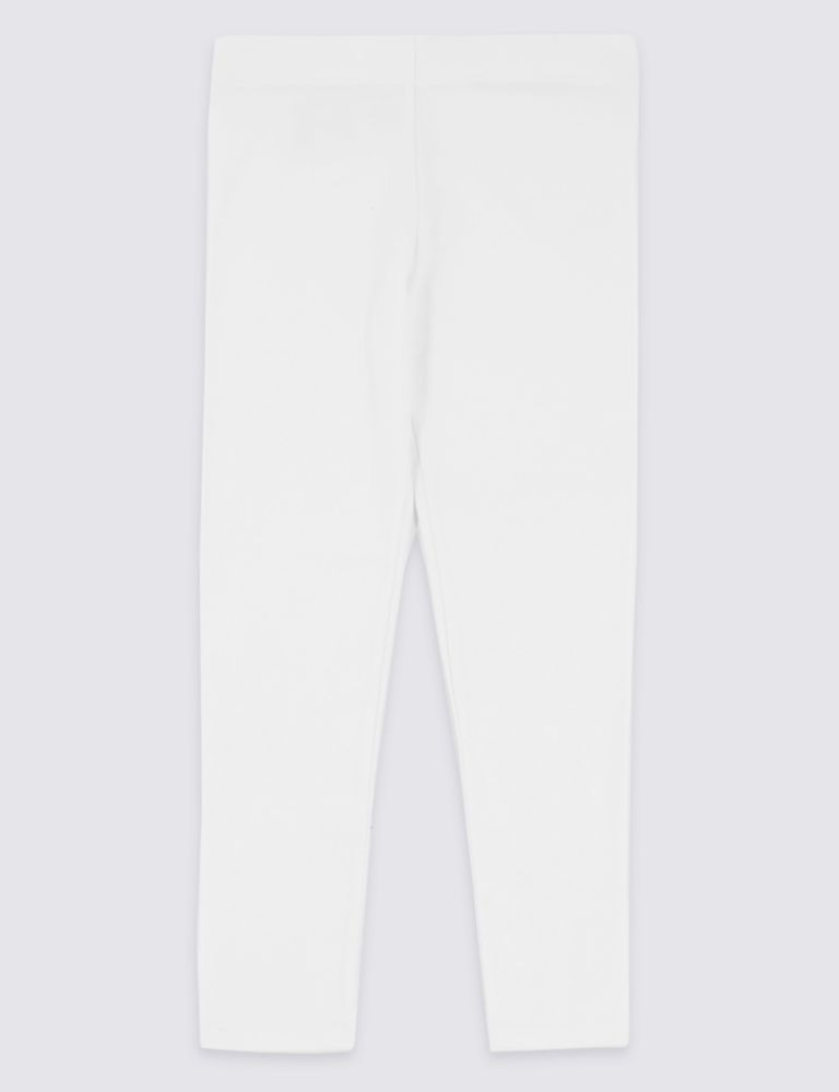 Cotton Leggings with Stretch (3-16 Years) 2 of 4