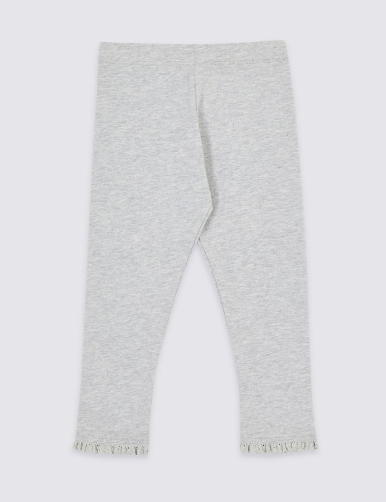 Cotton Leggings with Stretch (3 Months - 7 Years) 2 of 4