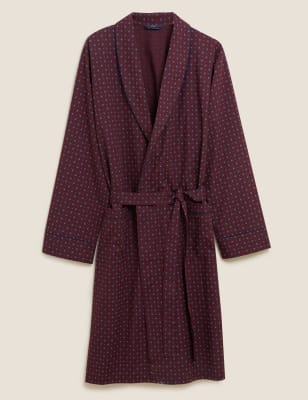 cotton lightweight dressing gown