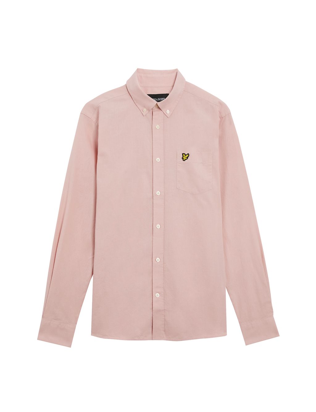 Cotton Linen Blend Oxford Shirt 1 of 5