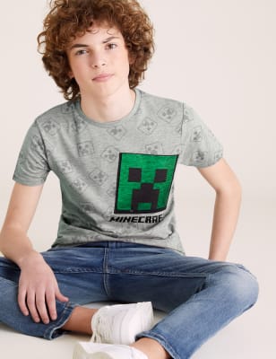 Minecraft t shirt shop marks and spencer