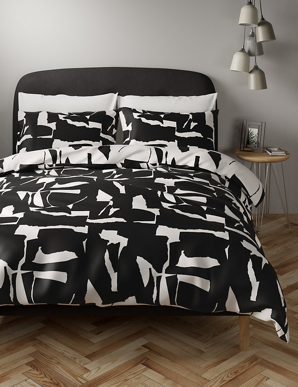 Cotton Mix Abstract Bedding Set M S, Abstract Duvet Covers