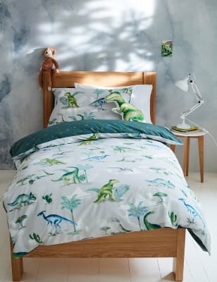 cotton dinosaur bedding